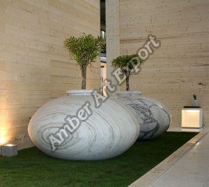 Marble Flower Pots