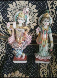Marble Stone Radhe Krishna Statue