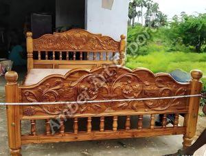 Wooden Luxury Double Bed