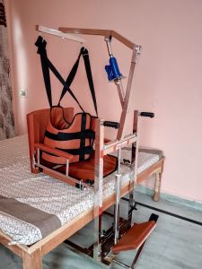 Patient Lifting and Shifting Chair with Body Lift Attachment