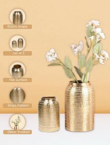 Embossed Flower Vase