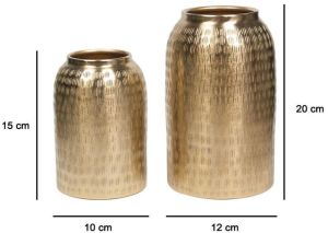 Embossed Flower Vase