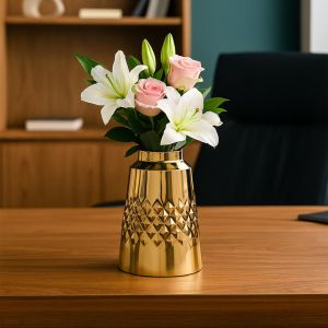 Hammered Flower Vase