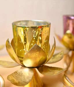 Glass Candle Holders