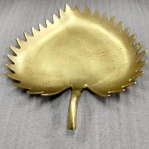 12 X 10 Inch Golden Leaf Serving Tray