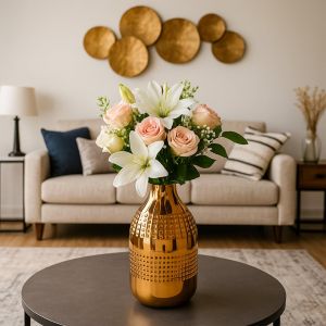 Bottle Shaped Flower Vase