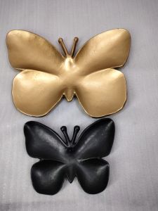 Butterfly Shaped Decorative Metal Tray Set