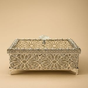 Elegant German Silver Dry Fruit Box