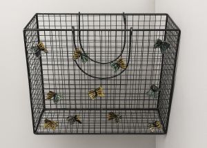 Gift Fine Wire Storage Basket with 2 Handles