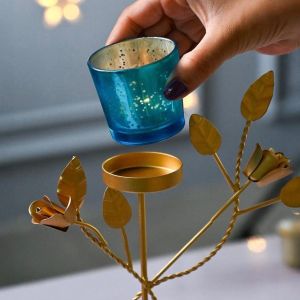Glass Candle Holders