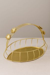 Golden Gift Hamper Basket