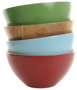 Plain Round Wooden Bowl