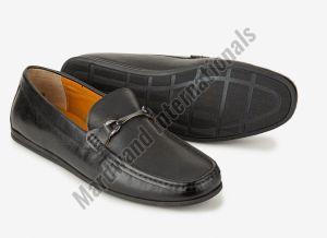 Handcrafted Black Premium Leather Loafer Shoes