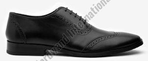 Handmade Black Premium Leather Lace Up Shoes