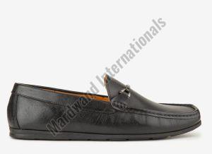 Handcrafted Black Premium Leather Loafer Shoes