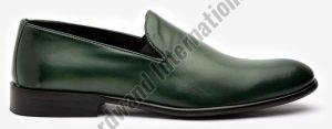 Mens Green Premium Leather Shoes