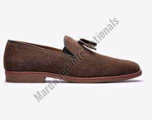 Brown Handcrafted Premium Leather Loafer Shoes