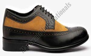 Black and Brown Premium Leather Derby Shoes