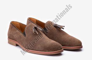 Brown Handcrafted Premium Leather Loafer Shoes