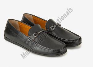 Handcrafted Black Premium Leather Loafer Shoes