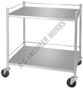 Stainless Steel Clinical Surgical Instrument Trolley