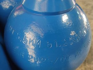 Empty Argon Gas Cylinder