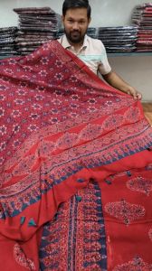 Exclusive Maheshwari Silk Unstitched Suit