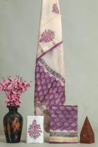 Traditional Full Kota Doria Unstitched Suit