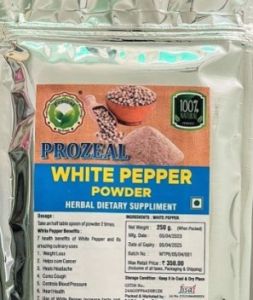 Prozeal White Pepper Powder