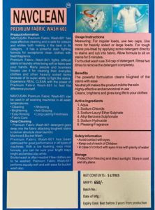 Fabric Wash Liquid Detergent