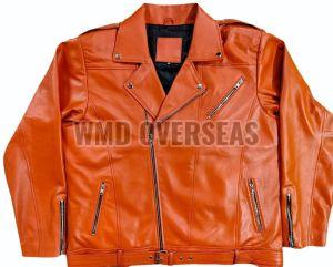 Mens Full Sleeve  Leather Jacket