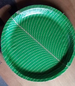 12 & 15 Inch Green Buffet Paper Plate