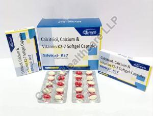 Calcitoriol, Calcium &AMP; Vitamin K27 Soft Gelatin Capsules