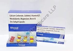 Calcium Calcitriol Vitamin k27 and Mecobalamin Softgel Capsule
