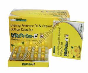 Evening Primrose Oil and Vitamin E Softgel Capsules