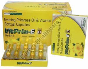 Evening Primrose Oil and Vitamin E Softgel Capsules