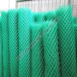 GI PVC Coated Chain Link Mesh Fence
