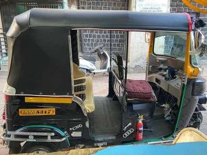 TVS King Black Three Wheelers Hood