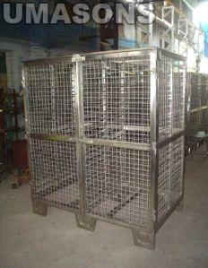 Stainless Steel Cage Trolley