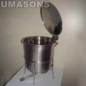 Stainless Steel Foot Dustbin