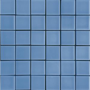 Azure Grid Ceramic Tile