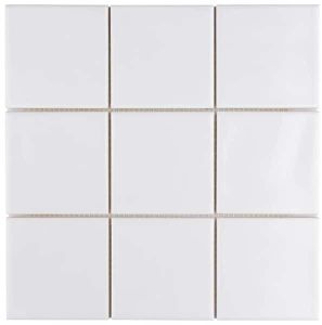 Frost Grid Ceramic Tile