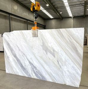 Polished Light Grey Brazilian Quartzite Slab