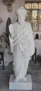 8 Feet Marble Guru Ji Statue