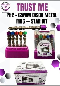 Ph2 65mm Disco Metal Ring Star Bit