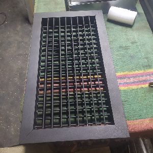 double deflection aluminium grill