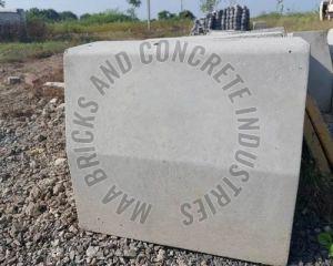 40mm Grey Square Concrete Kerb Stone