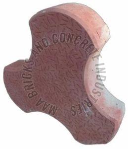 40mm Red Concrete Cosmic Paver Blocks