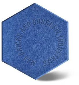 60mm Blue Concrete Hexagonal Paver Block