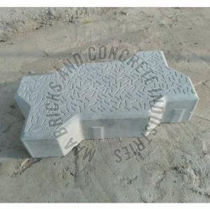 60mm Grey Concrete Zig Zag Paver Blocks